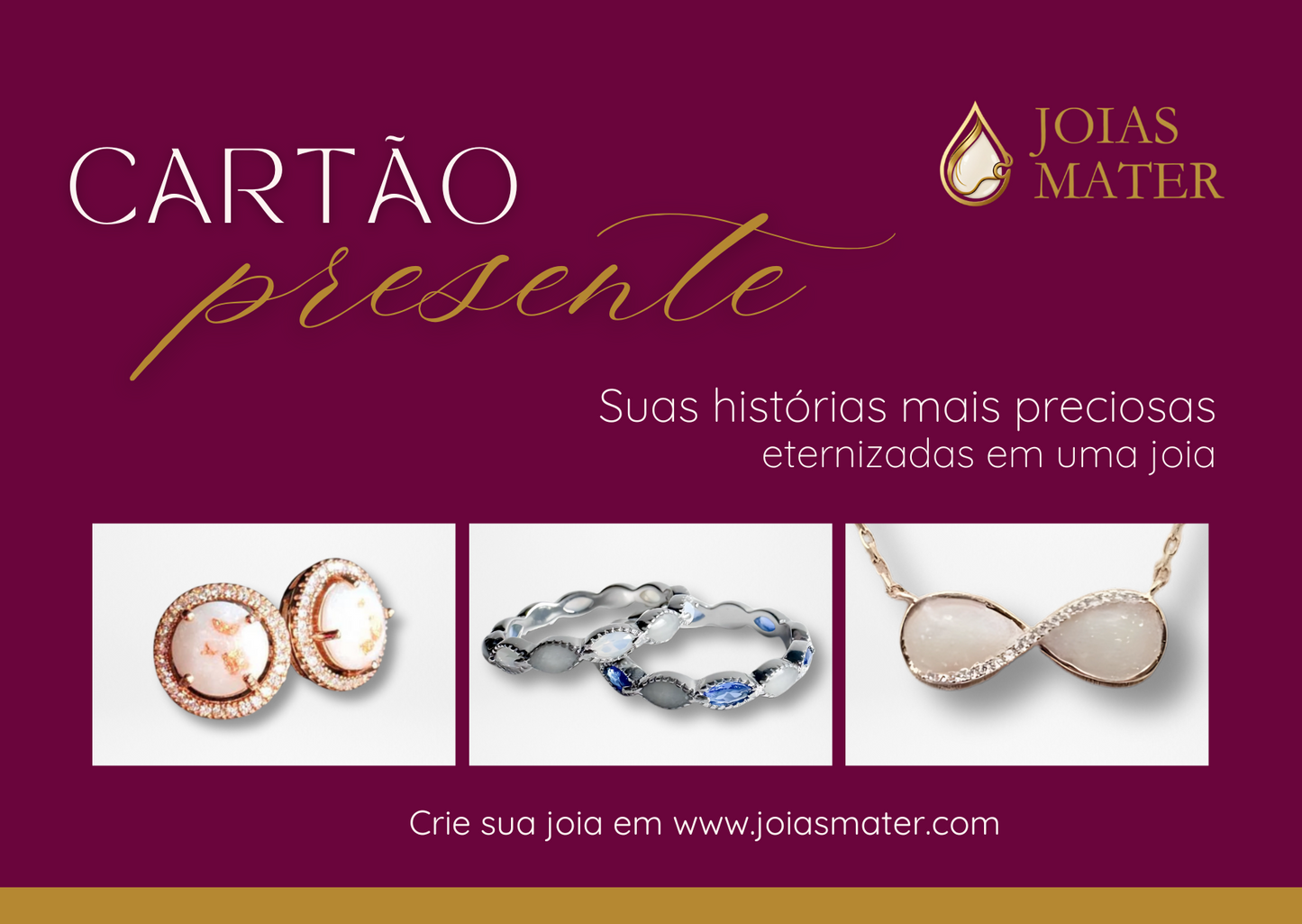 Cartão Presente Digital Joias Mater